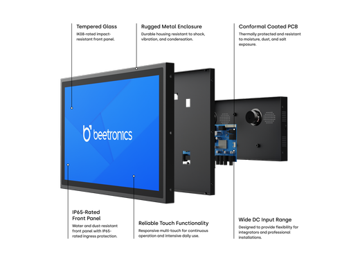 13 Inch Touchscreen Metal