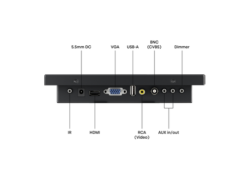 10 Inch Monitor Metal (4:3)