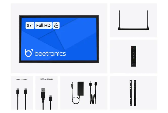 27 Inch Touchscreen Metal