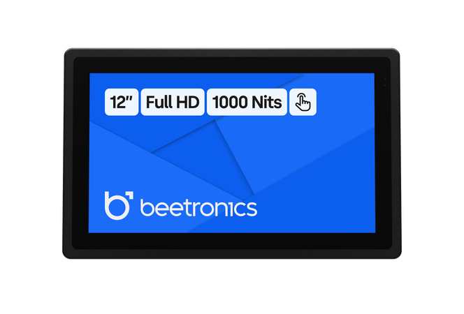 12 Inch Touchscreen Metal (High Brightness)