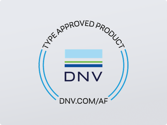 DNV Type Approved Product certification for maritime and industrial equipment.